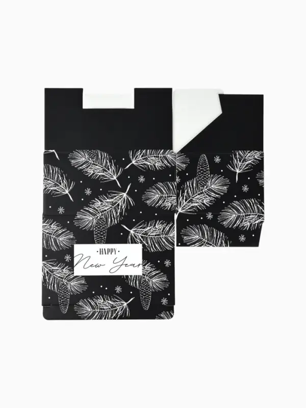 Коробка подарочная новогодняя складная &laquo;Новый год&raquo;, 22&times;15&times;10 см