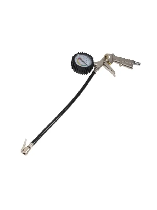 Пистолет пневматический для подкачки шин ТУНДРА, до 8 бар, шланг 400 мм