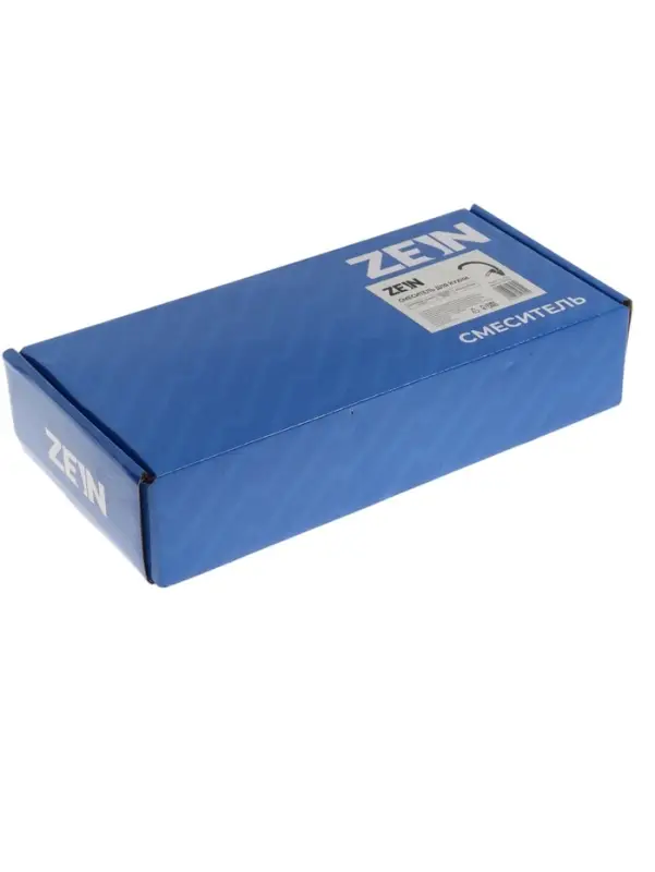 Смеситель для кухни ZEIN ZC2036, излив &laquo;Утка&raquo;, картридж керамика 40 мм, черный/хром