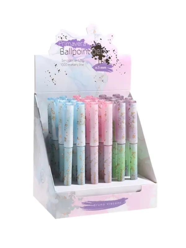Ручка шариковая BrunoVisconti. Primavera 0.5мм, стерж/син, МИКС Ручка шариковая BrunoVisconti. Primavera 0.5мм, стерж/син, МИКС