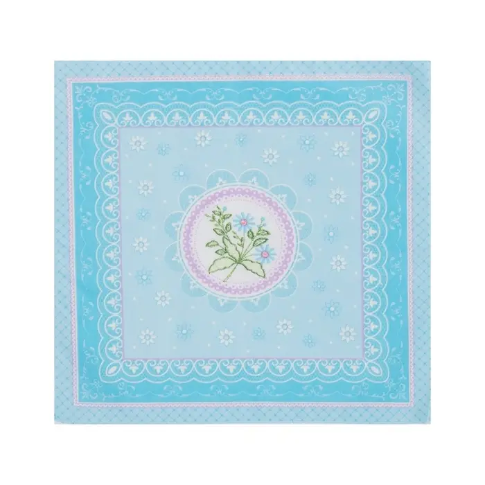 Платки носовые женские &laquo;Этель. Нежность&raquo;, 30&times;30 см, набор 12 шт., рисунок МИКС, хлопок 100%