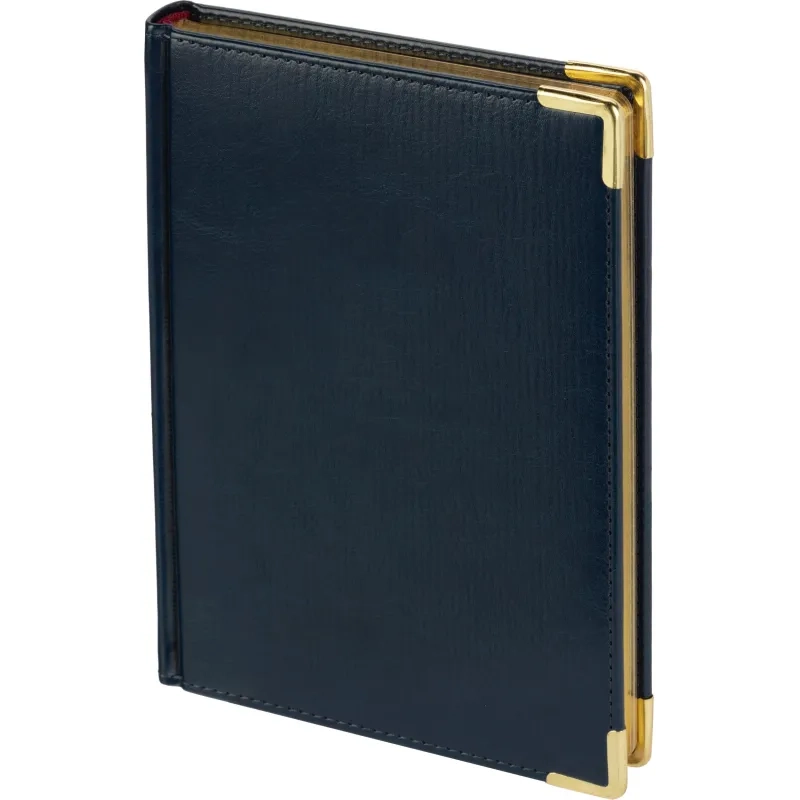 Ежедневник недатированный А5+, 145х205,Sidney Nebraska,син,з.уг 3-128/14