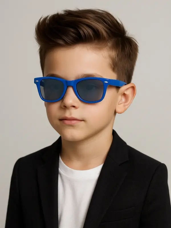 Очки солнцезащитные детские OneSun, uv 400, пружина,12.7&times;2.6&times;4 см, линза 4&times;5.4 см