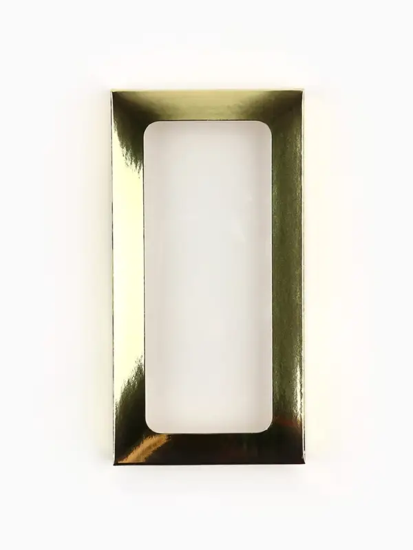 Коробка для шоколада новогодняя &laquo;Золото&raquo;, с окном, 17&times;8.5&times;1.5 см