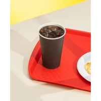 Стакан одноразовый бум 1-сл. d-90мм 400мл черный КОМУС 50шт/уп