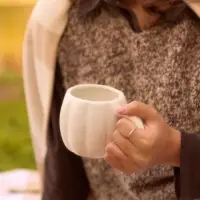 Кружка SL Home &laquo;Осенний бриз&raquo;, 420 мл, доломит, белая