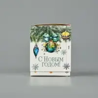 Бонбоньерка новогодняя «Снежный шар», 6 х 7 х 6 см