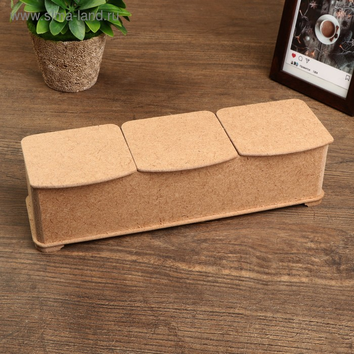 Шкатулка для декора из МДФ 26,5х8х6,7 см Шкатулка для декора из МДФ 26,5х8х6,7 см