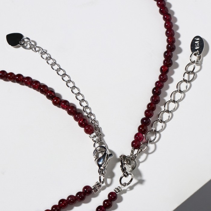 Набор 2 предмета: бусы, браслет шар №3 «Гранат» Набор 2 предмета: бусы, браслет шар №3 «Гранат»