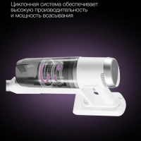 Пылесос HYV-S5550 500мл 400Вт белый