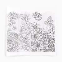 Раскраска - антистресс &laquo;Цветочные узоры&raquo;, 20 стр.