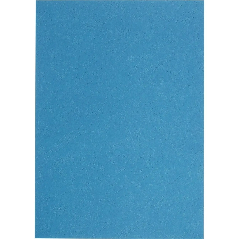 Обложки для переплета картонные синие,кожа, A4, 230 гр/м2, 100 шт/уп