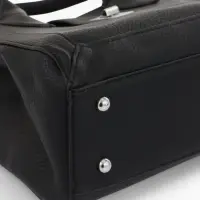 Сумка женская тоут TEXTURA на молнии, 31&times;11&times;21 см, чёрная