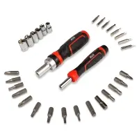 Отвертка реверсивная с насадками (31 предмет) AVS ORS31