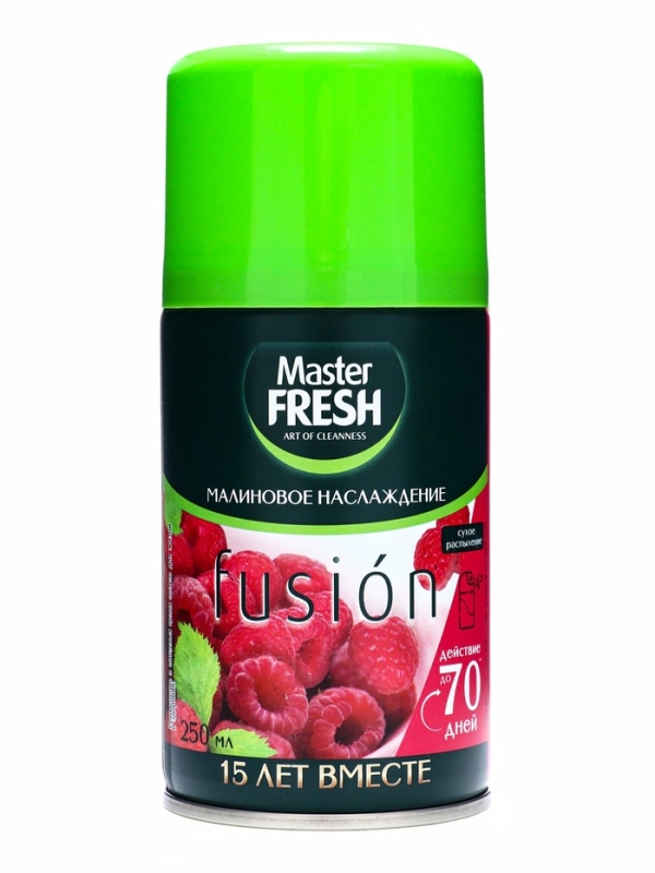 Освежитель воздуха Master FRESH Малиновое наслаждение сменный баллон, 250 мл Освежитель воздуха Master FRESH Малиновое наслаждение сменный баллон, 250 мл