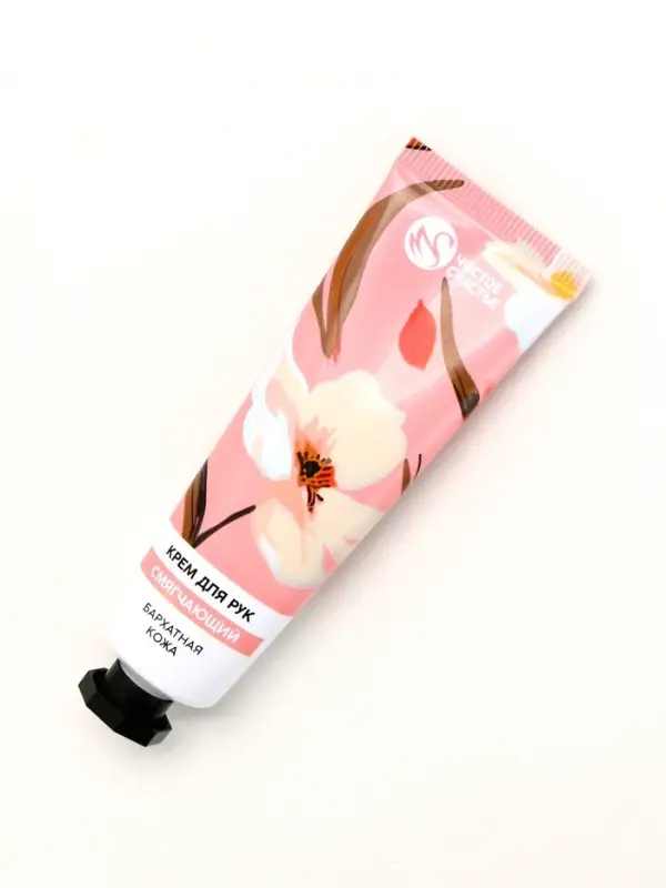 Крем для рук смягчающий, 30 мл, бархатная кожа, Чистое счастье