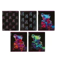 Тетрадь 48 листов в клетку, ErichKrause Jelly Bear, 60 г/м&sup2;, обложка мелованный картон, блок офсет