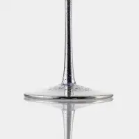 Бокал для вина &laquo;Мерцание&raquo;, 500 мл, 8.5&times;25 см, стекло, синий