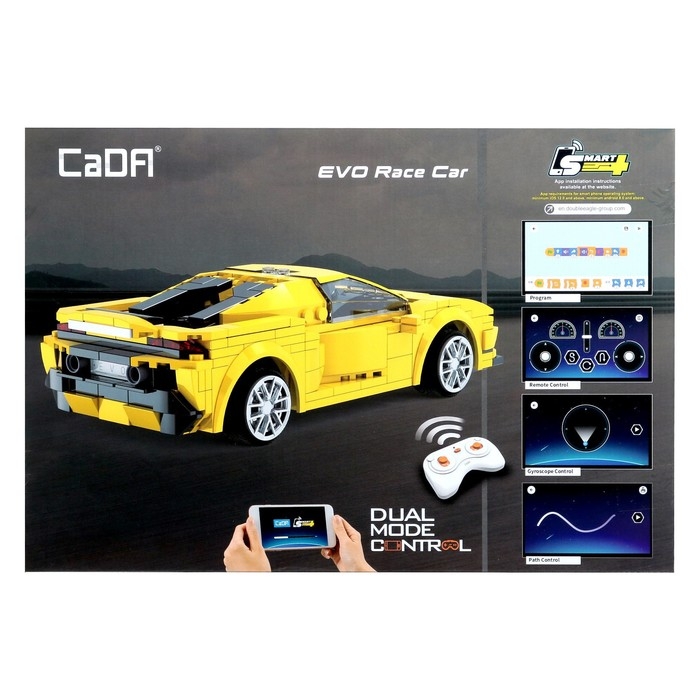 Конструктор радиоуправляемый «Спорткар», 289 деталей, 2 варианта управления Конструктор радиоуправляемый «Спорткар», 289 деталей, 2 варианта управления