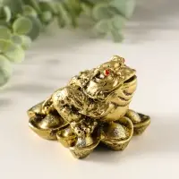 Сувенир Жаба на деньгах, 5,5х6,5х7см