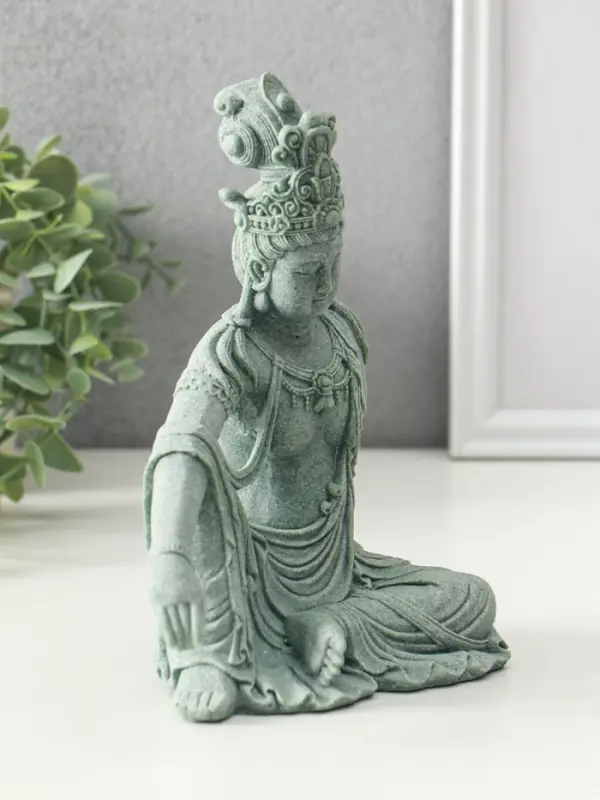 Фигурка песчаник &laquo;Богиня Гуань Инь&raquo;, 10&times;17&times;19.5 см