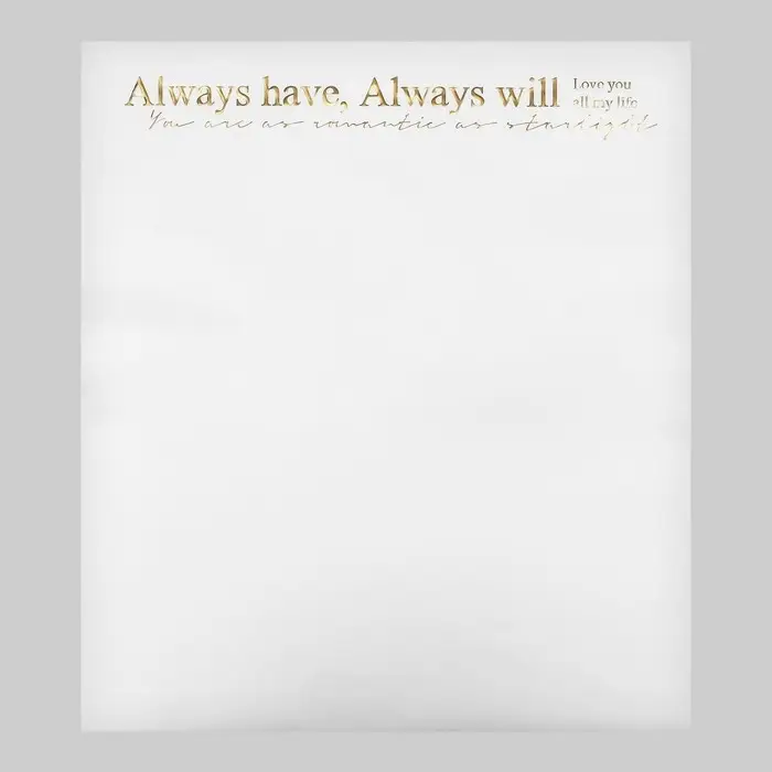 Пленка для цветов, 50×57 см, белая с золотым Пленка для цветов, 50×57 см, белая с золотым