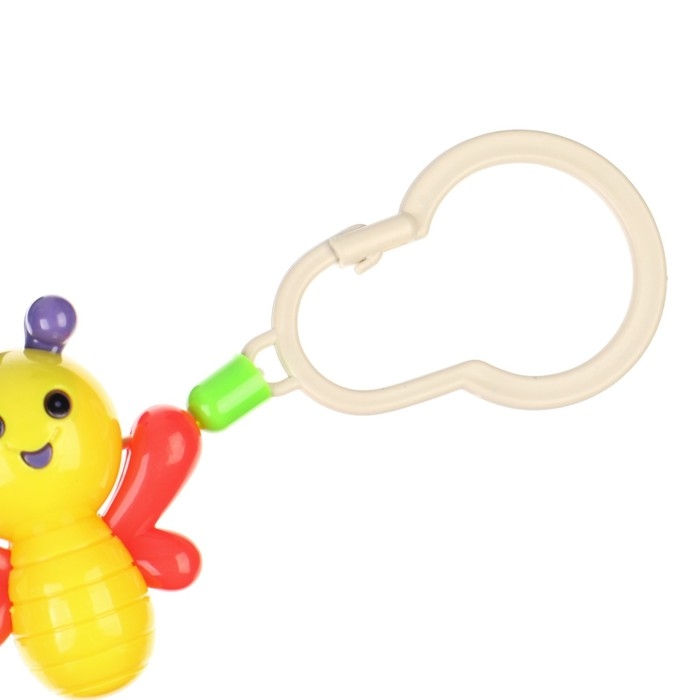 Растяжка на коляску/кроватку «Веселые зверята», 3 игрушки, Крошка Я Растяжка на коляску/кроватку «Веселые зверята», 3 игрушки, Крошка Я