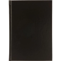 Ежедневник недатированный черный,А5,145х205мм,136л,Ideal 3-122/03