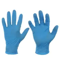 Перчатки тм VETTA, размер S/M/L, нитрил, 10шт, голубой цвет