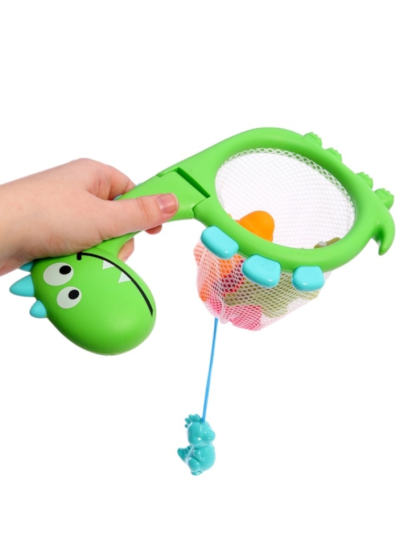 Игровой набор для купания «Супер Дино», 7 игрушек в наборе, световые эффекты Игровой набор для купания «Супер Дино», 7 игрушек в наборе, световые эффекты