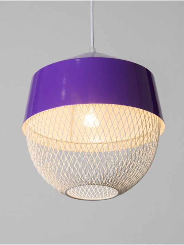 Светильник Lea 1х40Вт Е27 темно-фиолетовый 26х26х32см Светильник Lea 1х40Вт Е27 темно-фиолетовый 26х26х32см