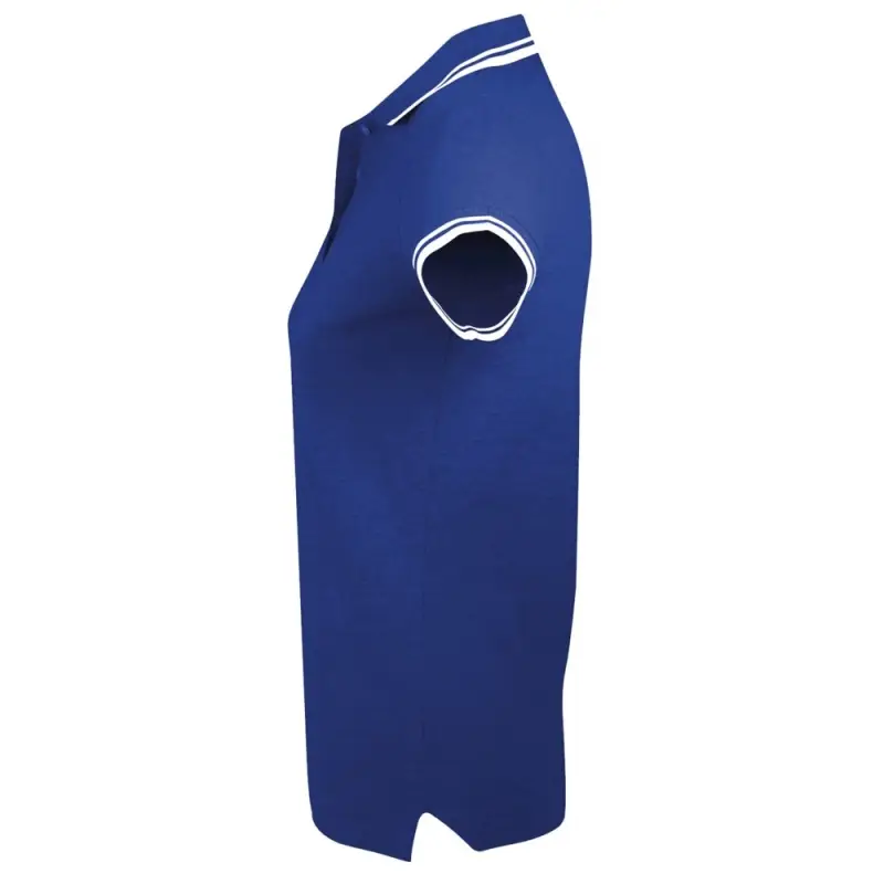 Рубашка поло женская Pasadena Women 200 с контрастной отделкой ярко-синяя с белым, размер M Рубашка поло женская Pasadena Women 200 с контрастной отделкой ярко-синяя с белым, размер M