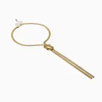 Кулон &laquo;Галстук узел&raquo;, цвет золото