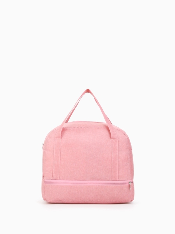 Сумка дорожная на молнии, розовая Сумка дорожная на молнии, розовая