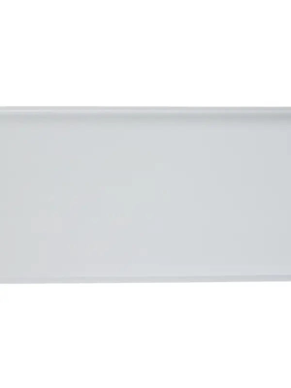 Плинтус напольный округлый &laquo;Идеал. Дюра&raquo;, 2200&times;80 мм, цвет 001 белый