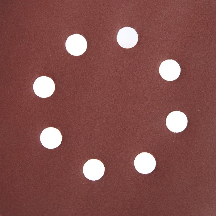 Круг абразивный шлифовальный под  Круг абразивный шлифовальный под "липучку" ТУНДРА, перфорированный, 150 мм, Р1000, 5 шт.