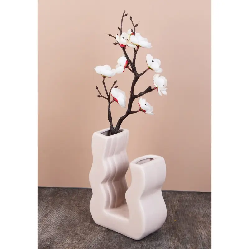 VETTA Вазон, 16,5x12,5x6 см, керамика, бежевый