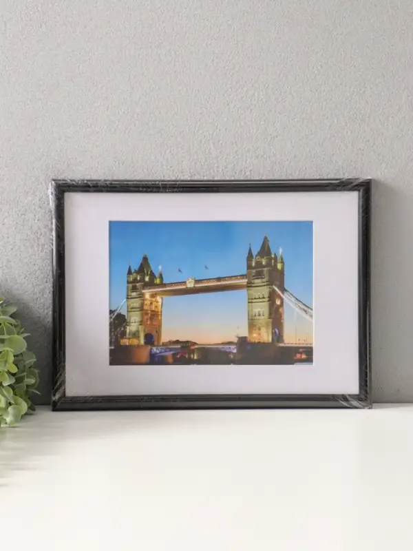 Фоторамка для фото 21&times;30 см, с паспарту 15&times;21 см, Vivo, чёрный