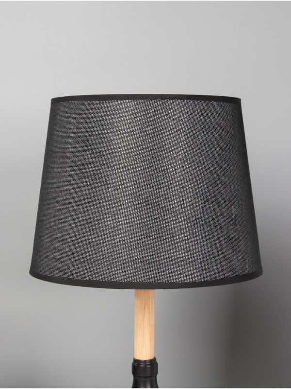 Лампа настольная BayerLux ЭКО "Тамара" 1х40Вт Е27 коричневый/черный 26х26х44см