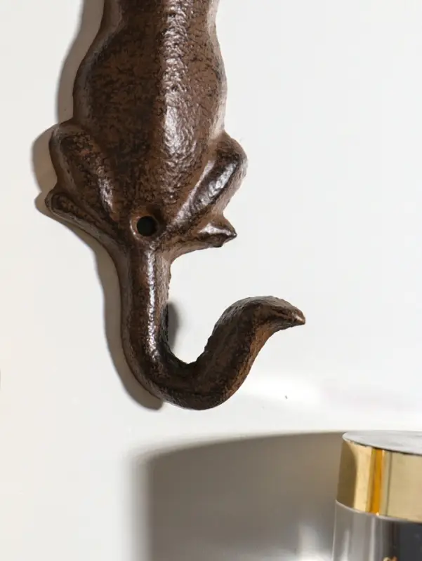 Крючок настенный &laquo;Охотничья собака&raquo;, ключница декоративная, чугун, 4.8&times;13.5&times;3.5 см