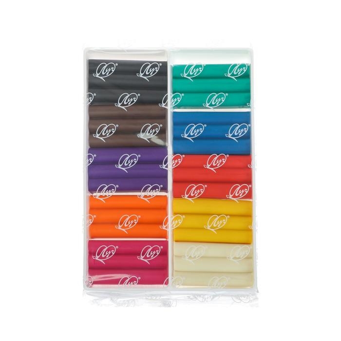 Пластилин на растительной основе, 10 цветов, 160 г  Пластилин на растительной основе, 10 цветов, 160 г "Кроха", МИКС