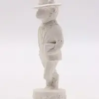 Фигурка декоративная &laquo;Деловой баран&raquo;, неокрашенная, 11&times;4 см, белая