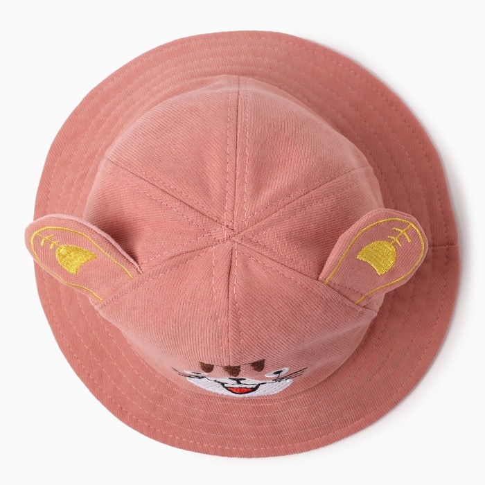 Панама детская Панама детская "Тигра" MINAKU, цвет розовый, размер 50