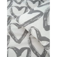 Постельное белье 1,5сп  Бязь (нав.50х70-2шт),In love