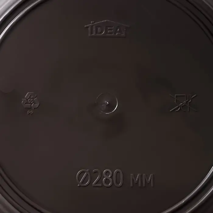 Горшок для цветов с поддоном &laquo;Ротанг&raquo;, 4.7 л, d=15 см, h=14 см, пластиковый, коричневый