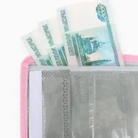 Кошелек детский на липучке &laquo;Принцессы&raquo; розовый 9&times;9&times;1