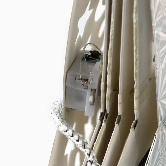 Звезда интерьерная с гирляндой модель G-12 Звезда интерьерная с гирляндой модель G-12 "Космическое небо", 45 х 45 см