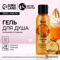 Гель для душа, 100 мл, аромат пряный эль, Чистое счастье