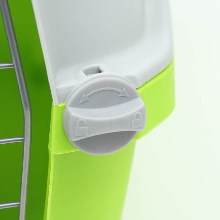 Переноска для животных пластиковая 47 х 30 х 35 см, вес до 9 кг, зелёная Переноска для животных пластиковая 47 х 30 х 35 см, вес до 9 кг, зелёная