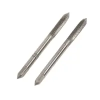 Метчики метрические ручные ТУНДРА, М4&times;0.7 мм, комплект из 2 шт.